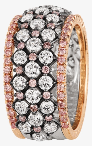 Kpbd 772-2 Platinum And Rose Gold Band - Engagement Ring