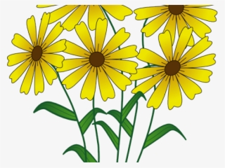 Wildflower Clipart Flower Boquet - Simple Drawn Flower Outlines