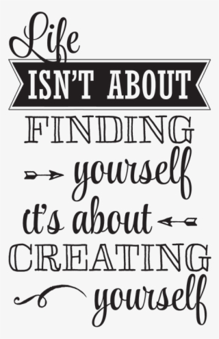 Just Some Of My Fav Random Quotes And Pictures - Life Isn T About Finding Yourself Creating Yourself