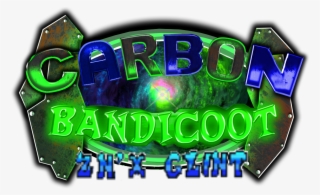 Carbon Bandicoot Zn'x Glint Game Logo - Graphic Design
