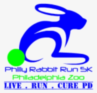 philly rabbit run 5k/1m @ philadelphia zoo for parkinson's - graphic design