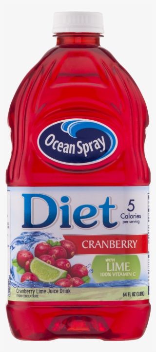 Ocean Spray Diet Cranberry With Lime Juice Drink, 64 - Diet Cranberry Juice Drink