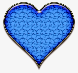 Blue 3d Heart Png - Heart