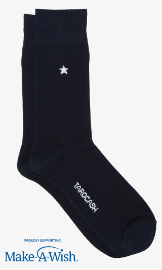 Navy Make A Wish Star Sock - Sock