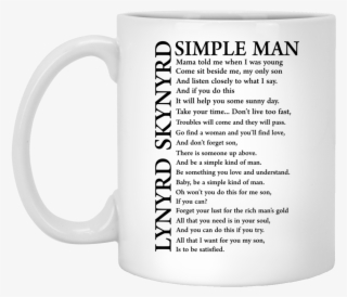 Image 329px Lynyrd Skynyrd Simple Man Coffee Mug - West Wing Mug Lead Like Jed