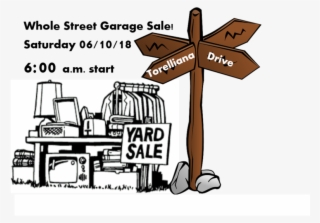 Multiple House Garage Sale 6/10/18 - Black And White Clip Art Garage Sale