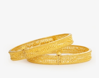 21294 22ct Gold Jali Bangles - Bracelet