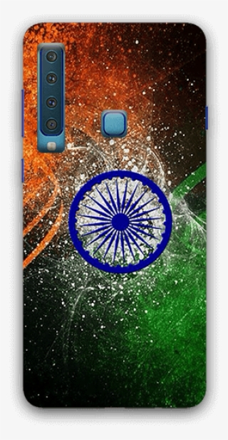 Indian Ashok Chakra With Glass Background Samsung A9