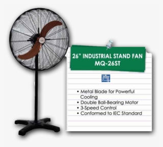 26" Industrial Stand Fan Mq-26st - Mechanical Fan