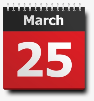 March 25 Calendar Icon - 22 April