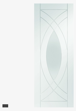White Treviso Double Door Room Divider With Side Panels - Drawing