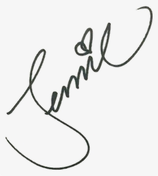 Jennie Sticker - Blackpink Jennie Signature Transparent