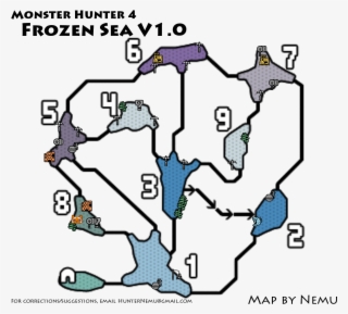 Frozen Sea Resource Map - Frozen Seaway Map