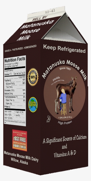 Moose Milk Carton