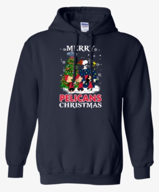 Merry New Orleans Pelicans Christmas Snoopy Ugly Sweater - Stranger Things Shirt Friends Don T Lie