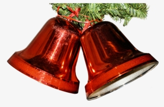 christmas red bells png image - di campanelle di natale