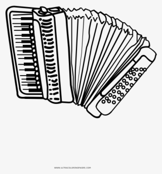 Coloring Page Ultra Pages - Button Accordion