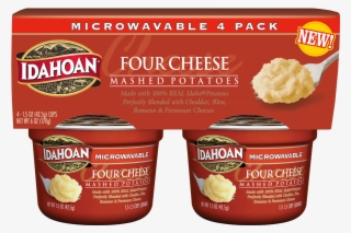 4ct 4cheese Cup - Idahoan Potato Flakes