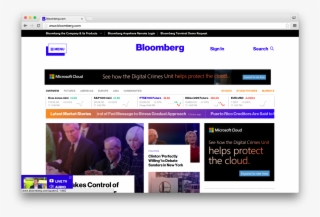 same bloomberg, less “business” - bloomberg site redesign