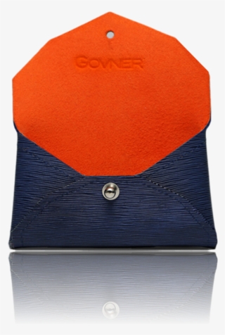 Summer Blue Mini Leather Envelope Wallet