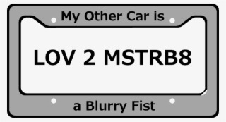 My Other Car Is A Blurry Fist - ハイカット スニーカー