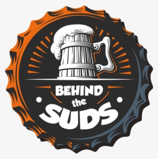 Behind The Suds - Wooden Beer Mug Logo