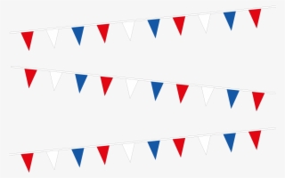 Red White & Blue Bunting - Blue Bunting