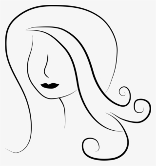 Woman Drawing Computer Icons Silhouette Female - Woman Face White Png