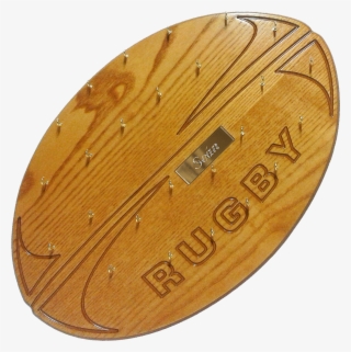 Rugby Ball Medal Display - Plywood