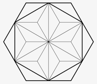Hexagon Clipart Triangle Inside - Triangle