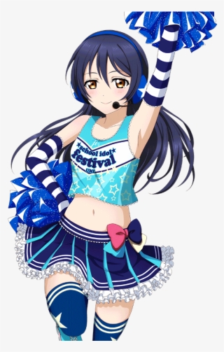 Transparent Anime Cheerleader - Cheerleader Umi