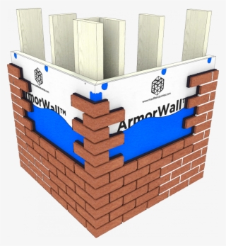 Iqbrick™ On Armorwall Nc On Wood Studs - Brickwork