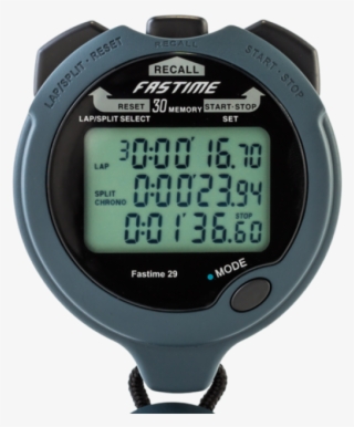 30 Lap Memory Stopwatch With Countdown Timer - Stopwatch