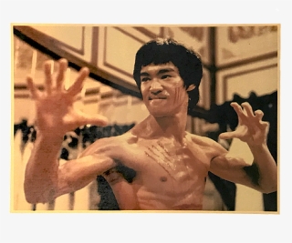 S2 Bruce Lee Poster On Kraft - Bruce Lee