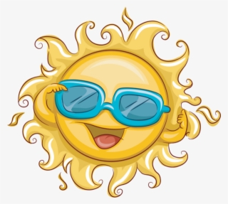 Tubes Soleil-lune Sun Clip Art, Funny Sun, Smileys, - Cute Sun Wearing Sunglasses