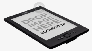 Amazon Kindle Mockup Lying Over A Surface Png Mockup - E-book Readers
