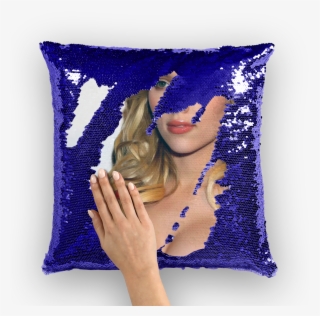 Scarlett Johansson ﻿sequin Cushion Cover - Cushion