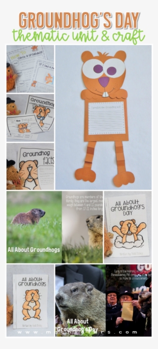 Groundhog's Day Unit And Craft Activities Pack With - Cartoon
