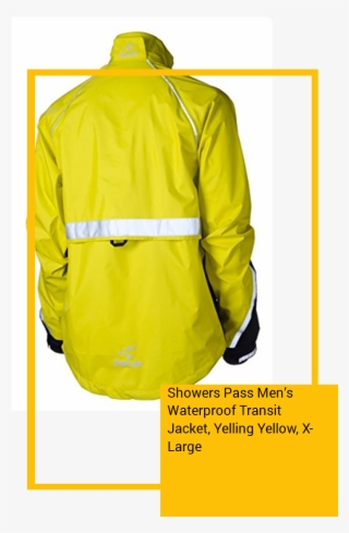 Showers Pass Men's Waterproof Transit Jacket, Yelling - Pocket
