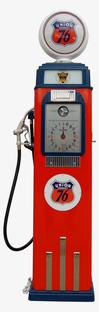 Tokheim 36b Clock Face Pump- Orange & Blue - Gas Pump