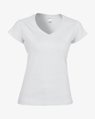 Home / Gildan / T Shirts / Gildan Softstyle Ladies - Ladies White V Neck Shirt