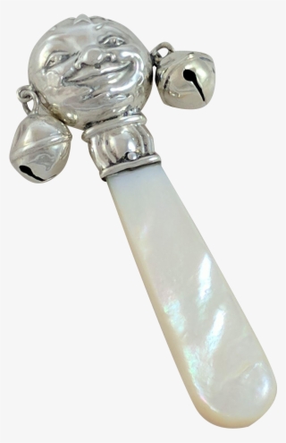 Sterling Silver Baby Rattle - Body Jewelry