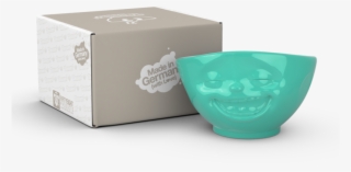 Mint Green Laughing Face Bowl - Box