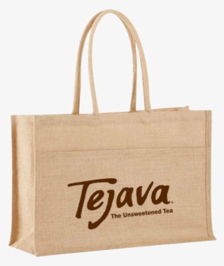 Tejava Burlap Shopping Tote - Tote Bag