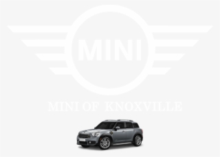 White Mini Logo W Car - Compact Sport Utility Vehicle