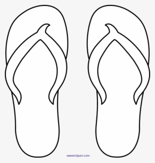 Image Free Library All Clip Art Archives Page Of Sweet - Flip Flop Clip Art Black And White