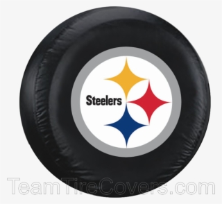 Pittsburgh Steelers Logo Nfl 33"-35" Only Tire Cover - Pittsburgh Steelers