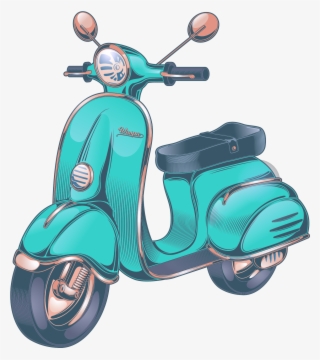 Download - Moped Drawing