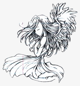 Guardian Angels Tattoo Designs - Guardian Angel Anime Angel Drawing