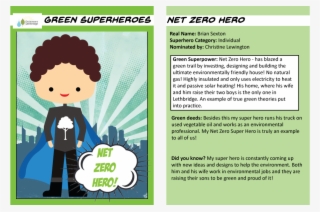 Net Zero Hero - Environmental Superhero Ideas